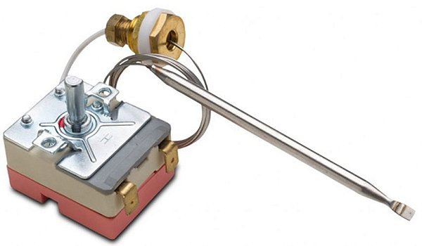 Termostato Capilar 0/120ºc 16 Amp.-c/ Botão Persicontrols