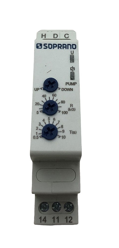 Rele monitor de controle de nivel Soprano 24-240v