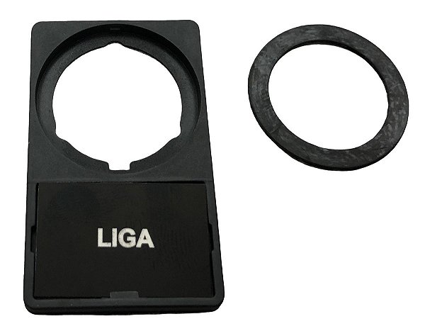 Porta Plaqueta Weg com inscrição gravada - Liga