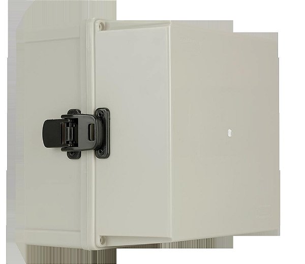Caixa Plástica Opaca Com Dobradiça Ip65 200x200x160mm