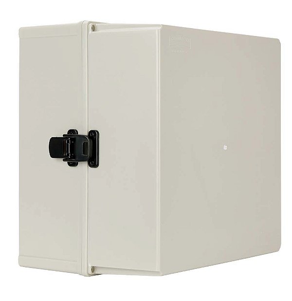 Caixa Plástica Opaca Com Dobradiça Ip65 300x300x210mm