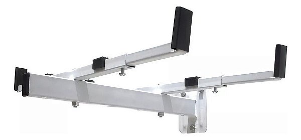 Suporte Para Micro - Ondas Forno Universal Parede Branco Aço
