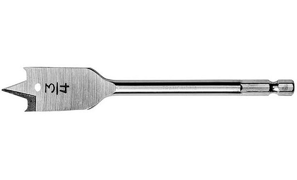 Broca Chata Para Madeira 3/4 - Aço Carbono