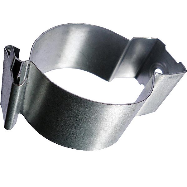 Abraçadeira D Com Cunha 2 1/2 " polegadas - Zincada- 6 Peças