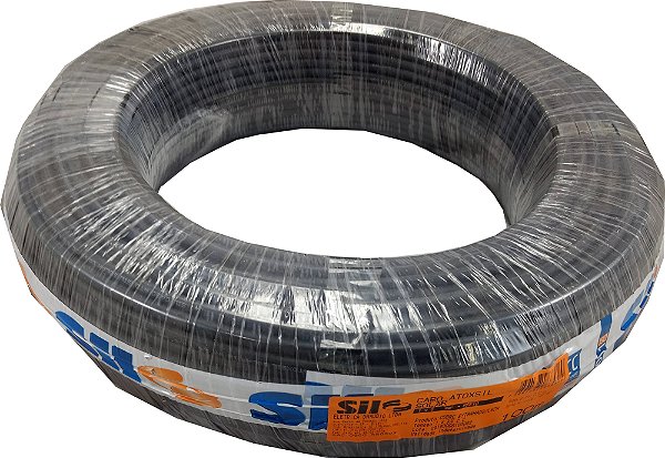 Cabo Solar Fotovoltaico Sil 6mm Rolos Com 100 Metros preto