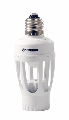 Sensor De Presença Soprano Bocal E27 Bivolt