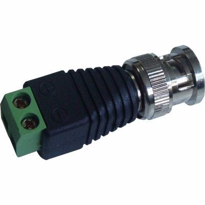Plug Bnc Kre Com Borne Entrada Vídeo Câmeras E Ou