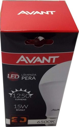 Lampada Led 15w Avant Bvt E27 Bca 6500k Inmetro