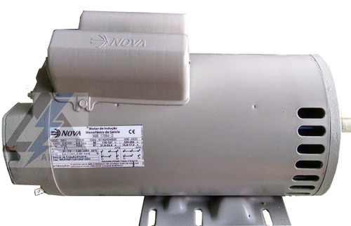 Motor Elétrico 3 Cv Monofásico Aberto - Nova - 4 Polos