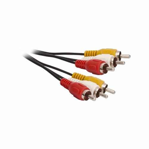 Cabo 3rca X 3rca Rca 1.5m Preto Fortrek C/nfe