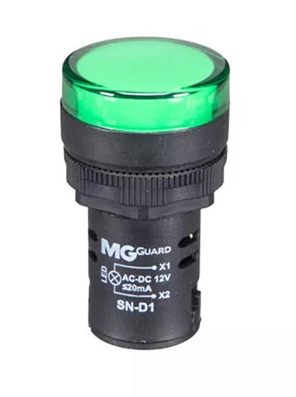 Sinaleiro Led Margirius 12 volts Cores 22 mm
