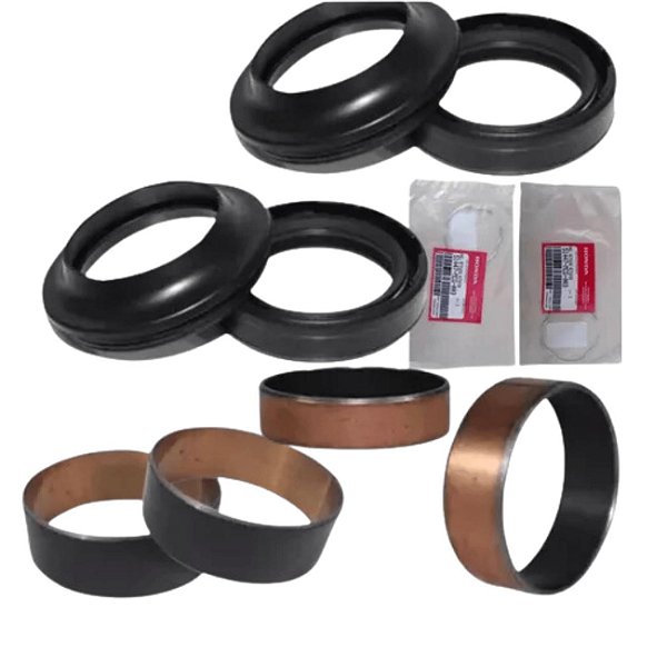 Kit Retentor+trava + Bucha Guia Deslizante Sup+inf Xre 300