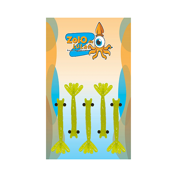 Camarão ZDL 7cm - Cartela com 5 Unidades
