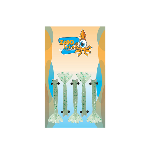 Camarão ZDL Ultra Glow 6cm - 5 unidades