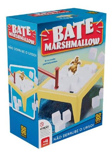 Brinquedo Jogo De Mesa Tabuleiro Bate Marshmallow Grow