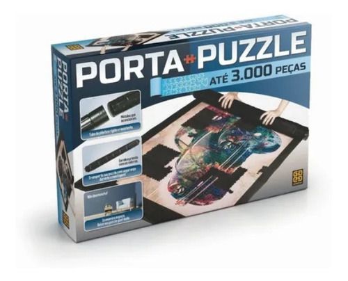 Porta Quebra Cabeça Puzzle Até 3000 Peças - Grow