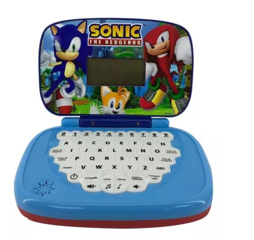 Brinquedo Laptop Infantil Minigame Sonic - Candide