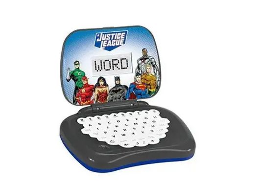 Laptop De Atividades Infantil Liga da Justiça Bilingue