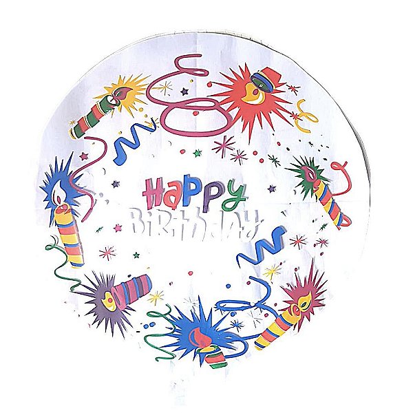 Kit 2 Balões Bubble Happy Birthday 20 POLEGADAS 50CM - Incontro - Crie  Momentos Especiais!