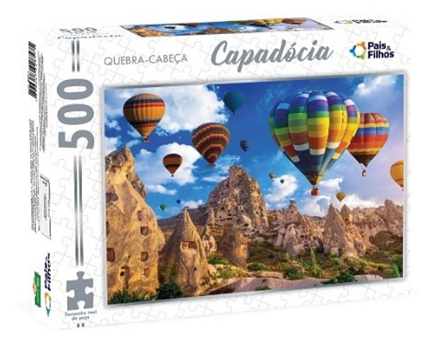 Quebra-Cabeça Capadócia 500 Peças Pais & Filhos