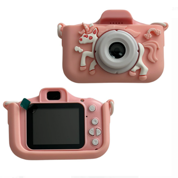 Máquina Fotográfica Digital Infantil Vídeos Fotos Unicórnio