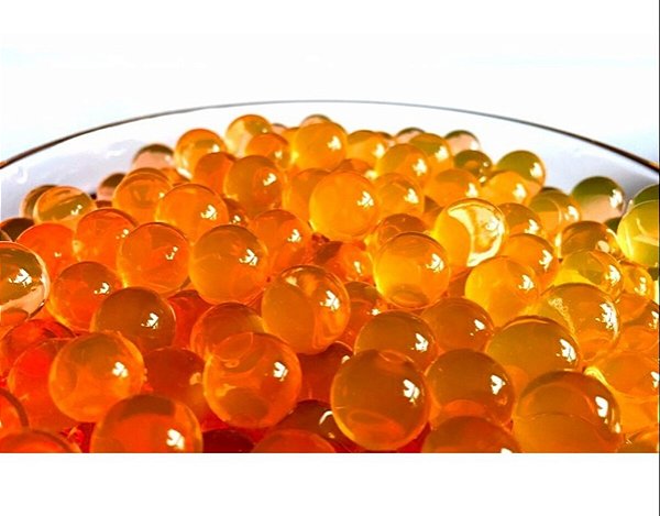 Kit 3 Potes Com 6500 Und Bolinhas de Gel Orbeez - Laranja