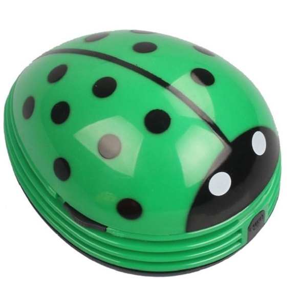 Mini Aspirador De po Mesa tapete Joaninha Cata Migalha