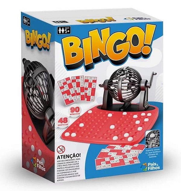 Super Bingo Pais & Filhos - Jogo de Tabuleiro