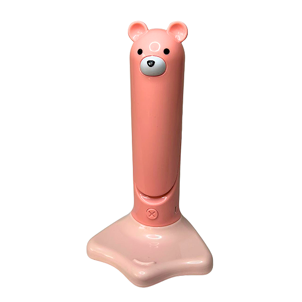 Mini Luminária Abajur Mesa Decorativo Urso Desenho Animado