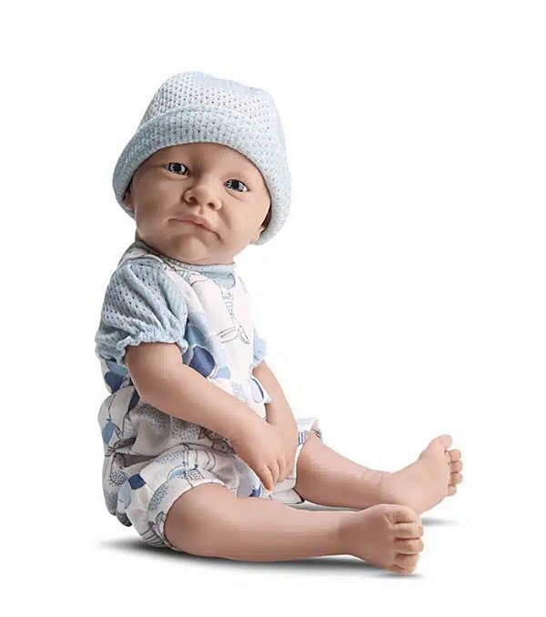 Boneco Baby Reborn Premium Menino Com Mantinha 43 Cm Bambola