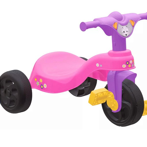 Triciclo Encantado Infantil Velotrol Velocípede Motoca Rosa