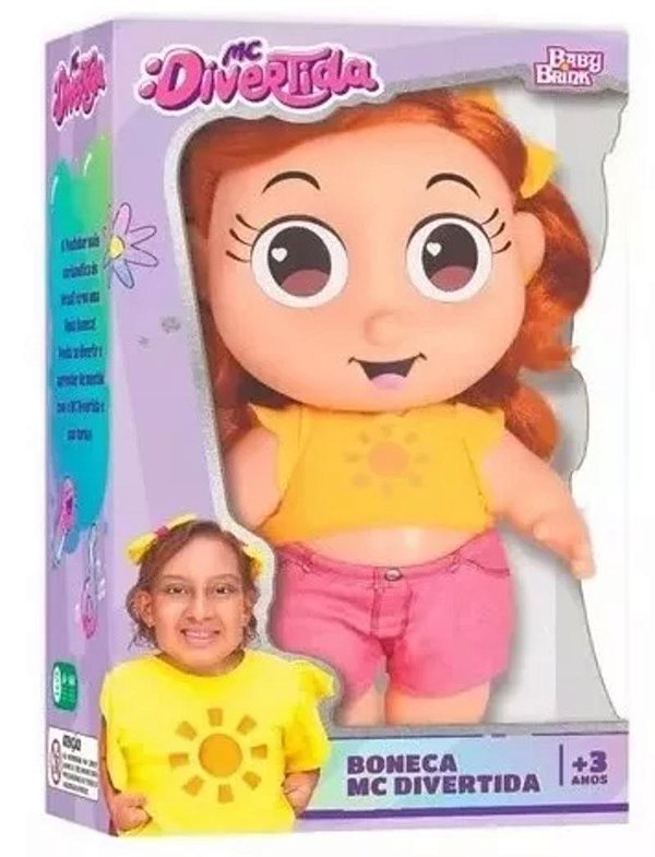 Boneca Mc Divertida Loira Articulada - Baby Brink