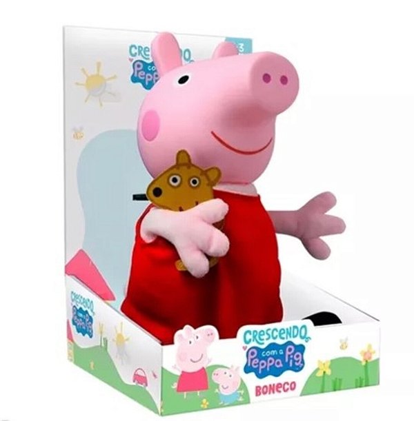 Boneca Crescendo Com A Peppa Pig 30cm - Baby Brink