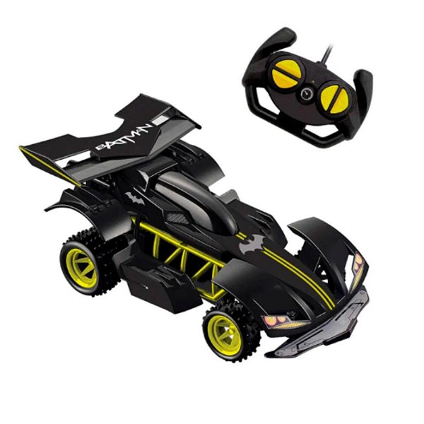 Carrinho Batman Escapada Dc Controle Remoto Candide7 Funções