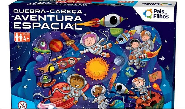 Quebra Cabeça Aventura Espacial Gigante 28pçs