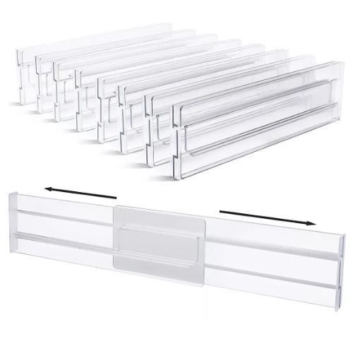 Kit 3 Divisórias de Gaveta Organizadoras – Acrílico