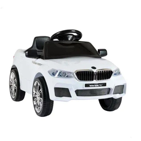 Carro Elétrico Infantil 6v Conversível Luxo - Branco