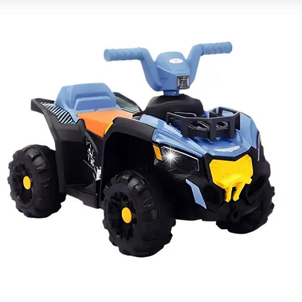 Quadriciclo Elétrico Infantil 6V UniToys azul Adventure