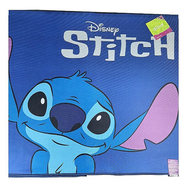 Tapete Estampado Joy Disney Stitch Azul - Jolitex 70x100 Cm