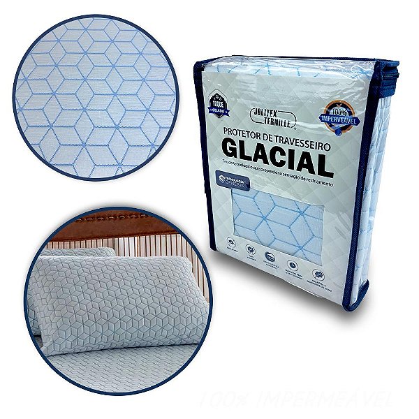 Protetor de Travesseiro Jolitex Glacial - Proteção e Frescor