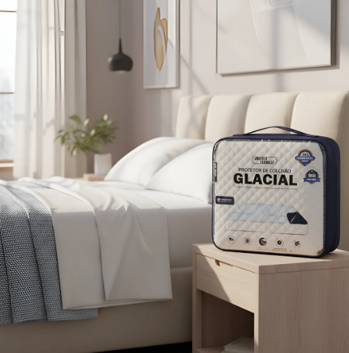 Protetor Colchão Casal Jolitex Glacial Toque Gelado