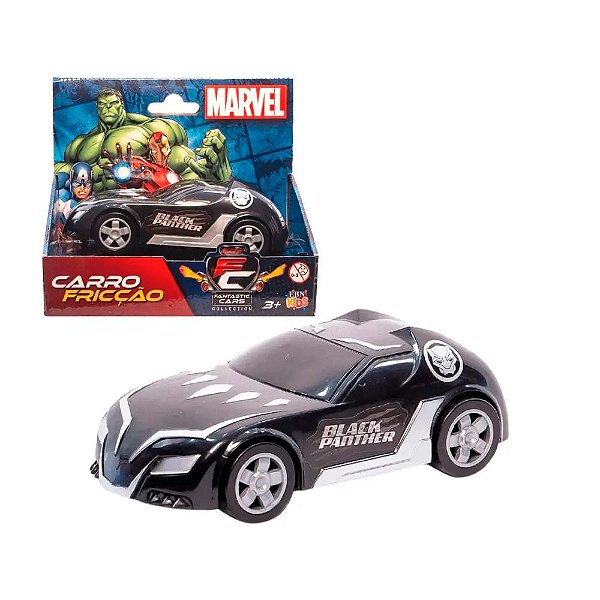 Carrinho De Fricção Pantera Negra Marvel 13 cm - EBN