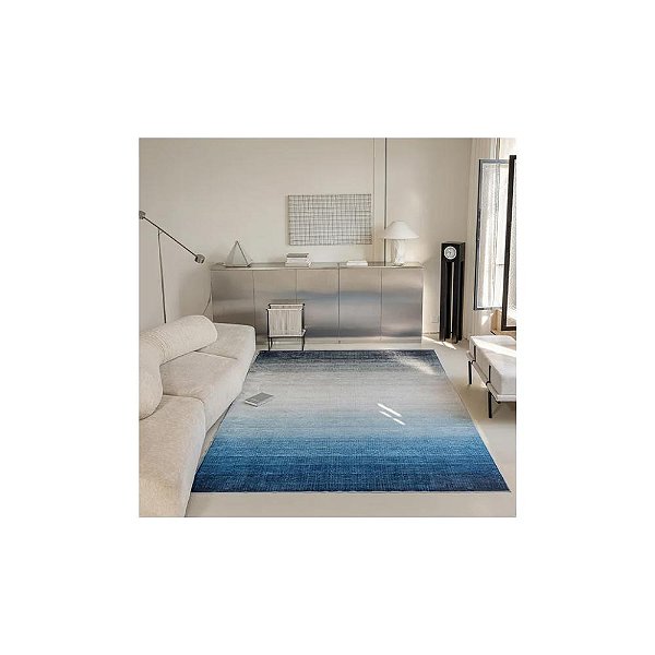 Tapete Vinci Veneza Azul 1,40mx2,00m Com Toque Suave Jolitex