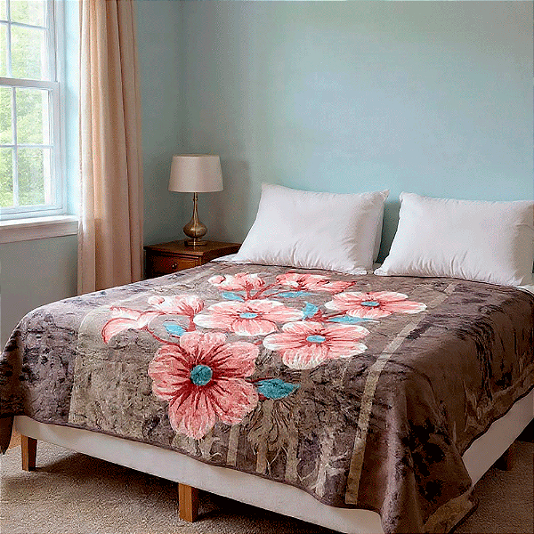 Cobertor Kyor Plus Leeds Marrom 1,80x 2,20m Jolitex Ternille