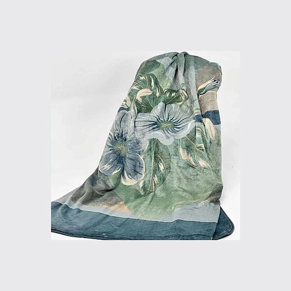 Cobertor Kyor Plus Porto Verde 1,80x2,20m Jolitex