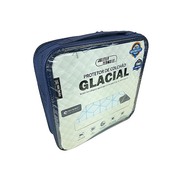 Protetor Colchão Solteiro Jolitex Glacial Toque Gelado