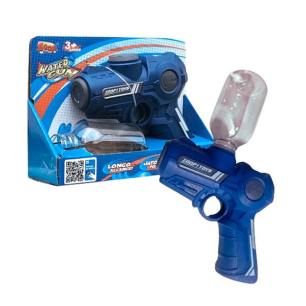 Pistola de Água Elétrica Recarregável USB com Led Jato Forte