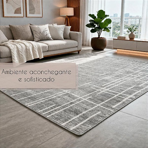 Tapete Vinci Roma 1,40M x 2,00M  Com Toque Suave Jolitex