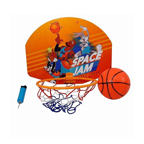 CESTA DE BASQUETE PORTATIL SPACE JAM LOONEY TUNES WARNER 3+
