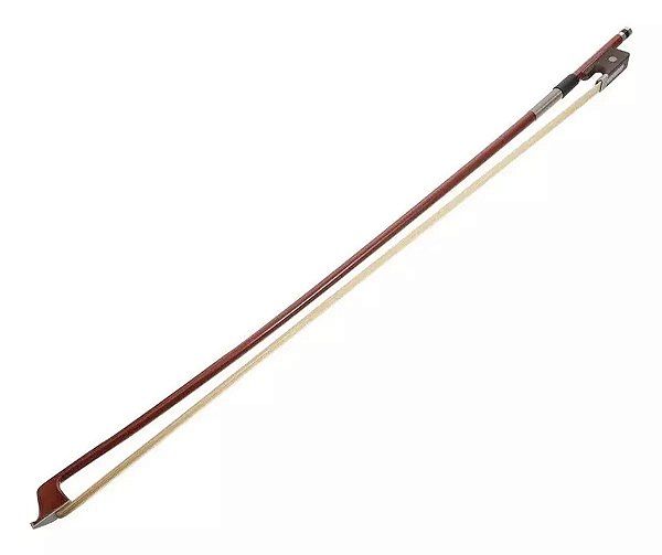 Arco Redondo Cromado para Violoncelo 4/4 Crina Animal